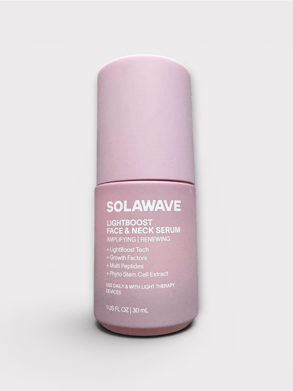 Solawave Face & Neck Serum, Full Size 1oz